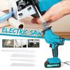 88V 3000RPM Cordless Reciprocating Saw Adjustable Speed LED Electric Cutting Chainsaw Speed For Sawing Branches Sawing Metal Sawing