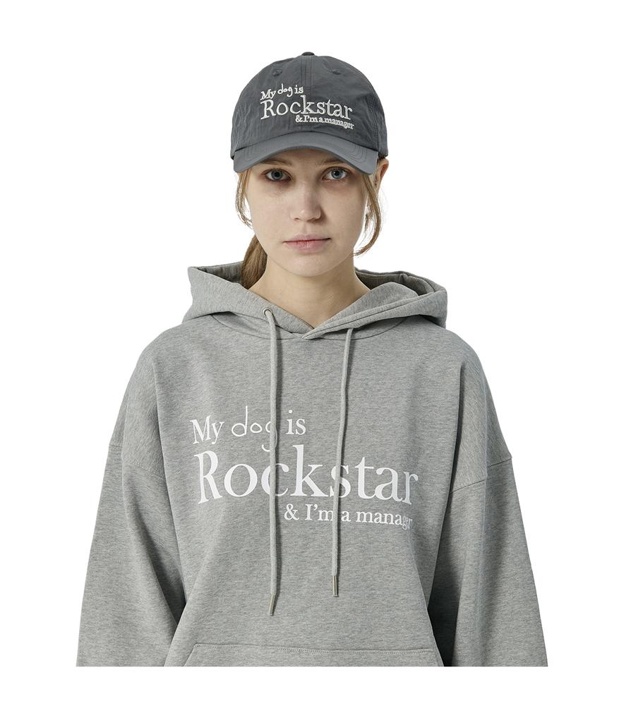 JOEGUSH Rockstar Dog Nylon Cap (Charcoal)