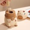 Press Type Capybara Toothpick Container Creative Pressing Toothpick Box Table Decoration
