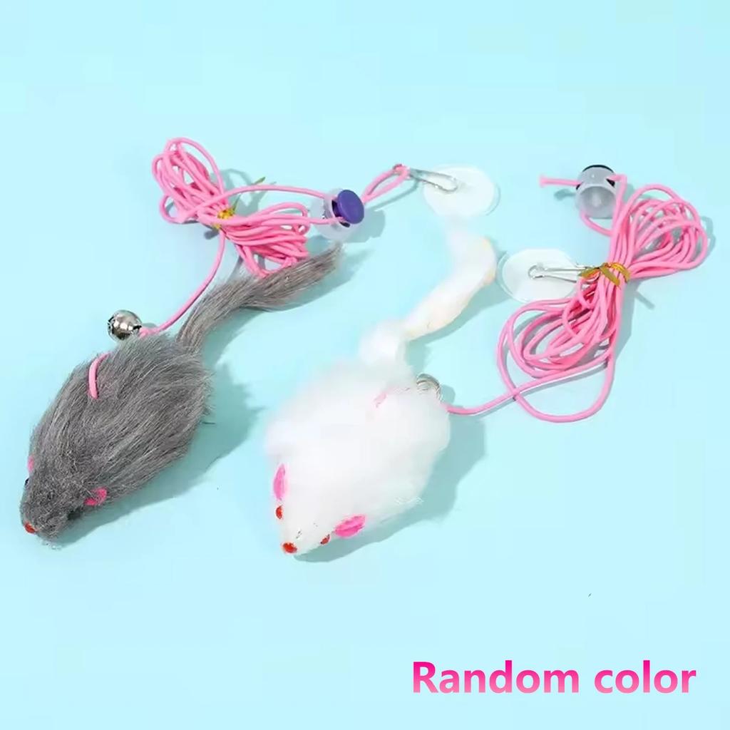 Interactive Cat Toy Hanging Simulation Teaser Wand Kitten Self-Play Funny Toy Pet Cat Hunting Supplies Keep Cat Energetic