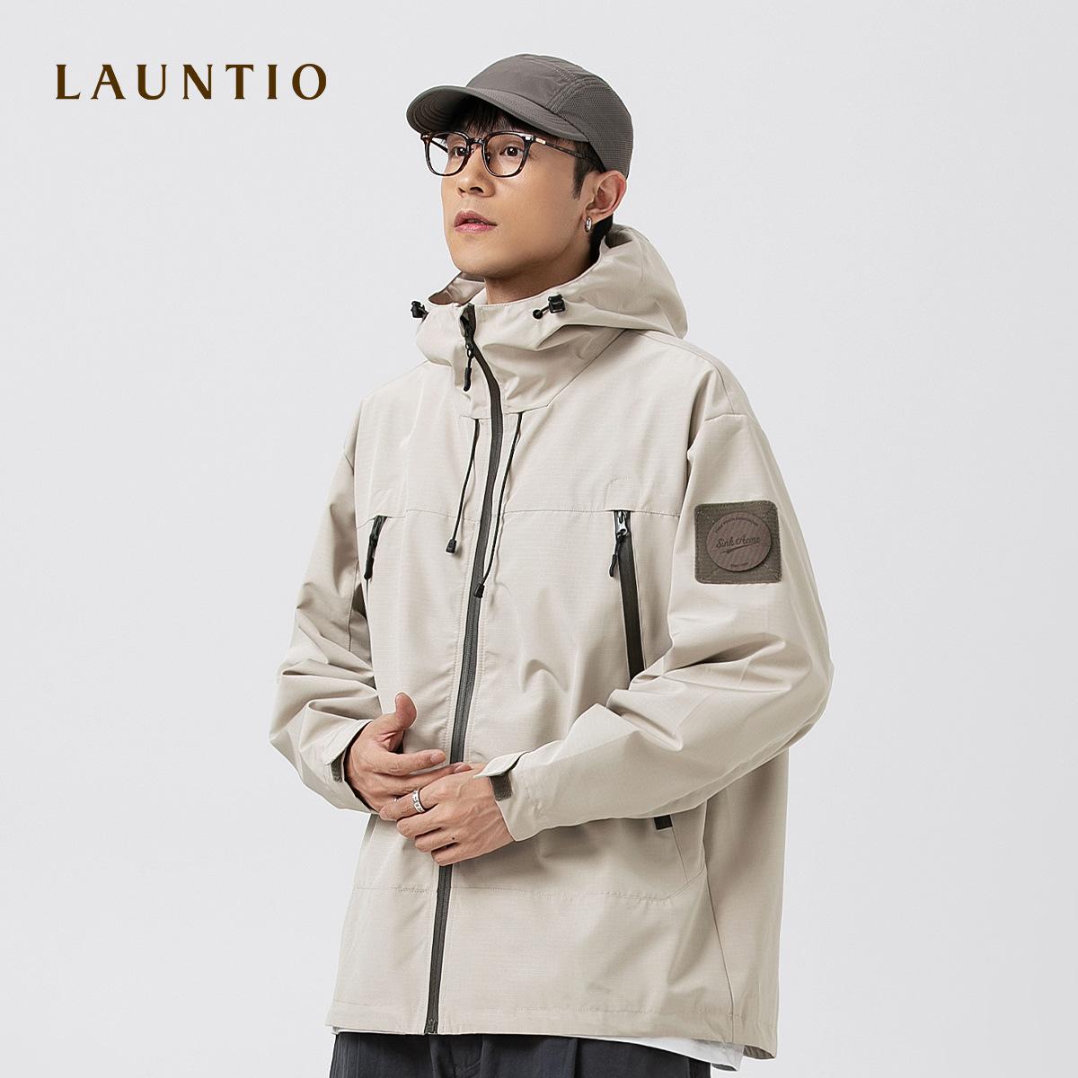 Новая модная уличная водонепроницаемая толстовка с капюшоном для мужчин с липучкой — фото 5