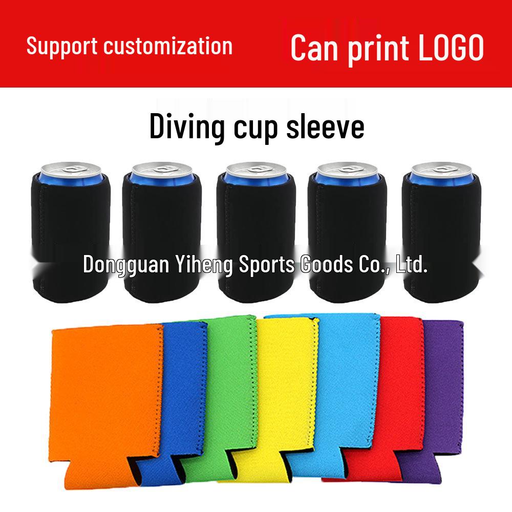 Diving Suit Cup Holder Foam Sleeve for 12oz Cans
