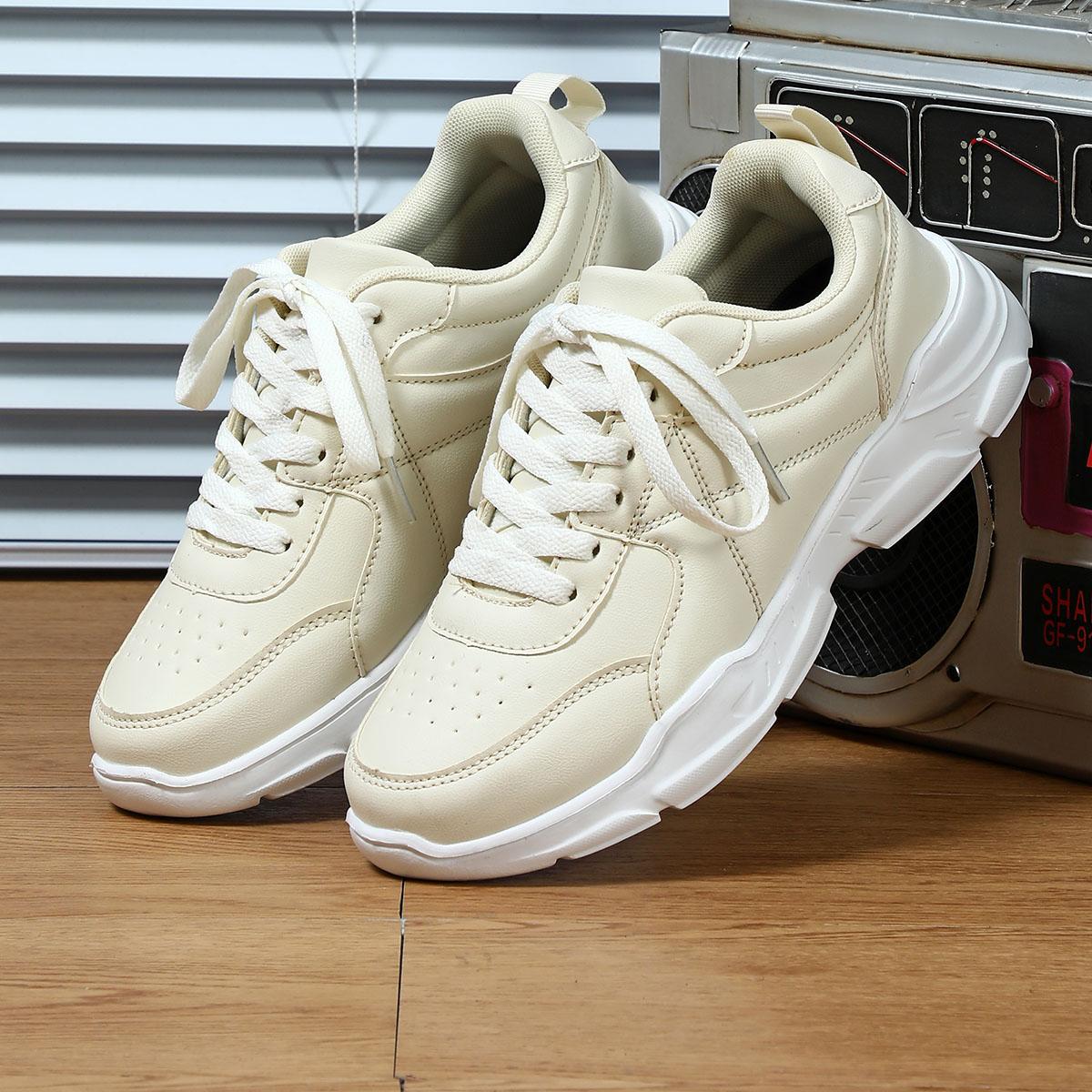 

Fashion Tennis Sneakers Women Spring Autumn Sports Board Shoes Fashion Comfort Colorful Casual Academy Style Little White Shoes Female 35