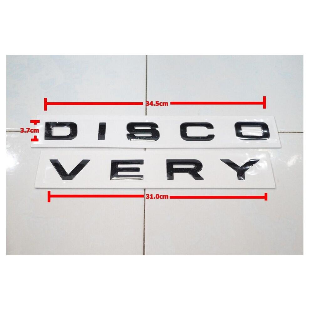 Per LandRover Discovery Sport 2015-2023 Emblema Lettere Nere Cofano Anteriore