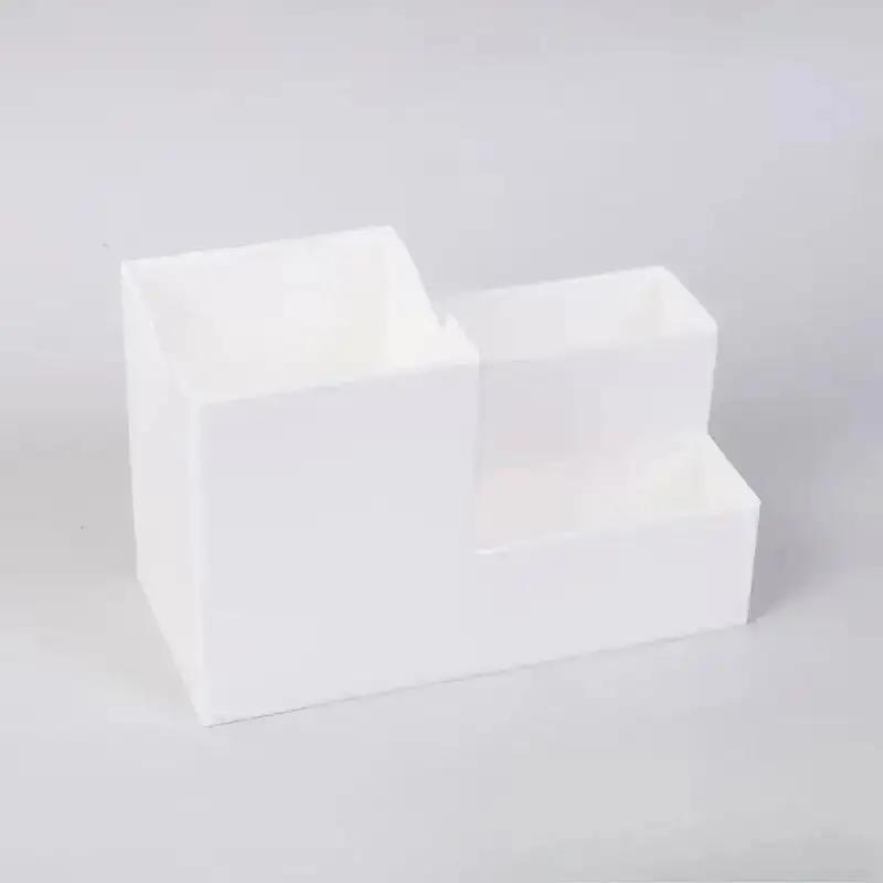 New Stationery Pen Desk Holder Desktop Mobile Phone Holder Organizing Box Simple and Large Capacity Office Storage Supplies