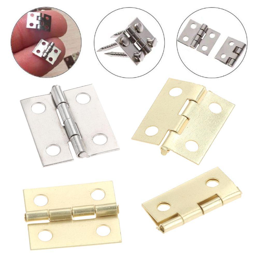 50pcs Furniture Cabinet Invisible Case Hinge Gift box Frame Mini Angle Hinges Jewelry Case Support
