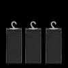 2-pack Of PVC Hook Bags For Transparent Storage