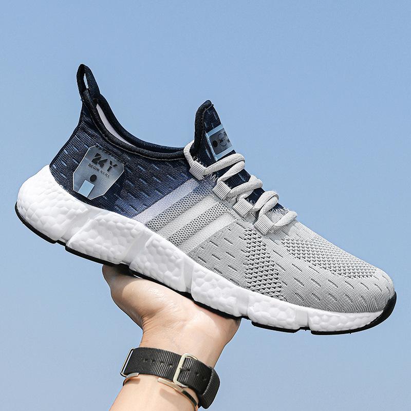 2025 Live 2025 Popcorn Sole Light Sports Running Casual Outdoor Shoes Men's Shoes Fly-woven Coconut Shoes