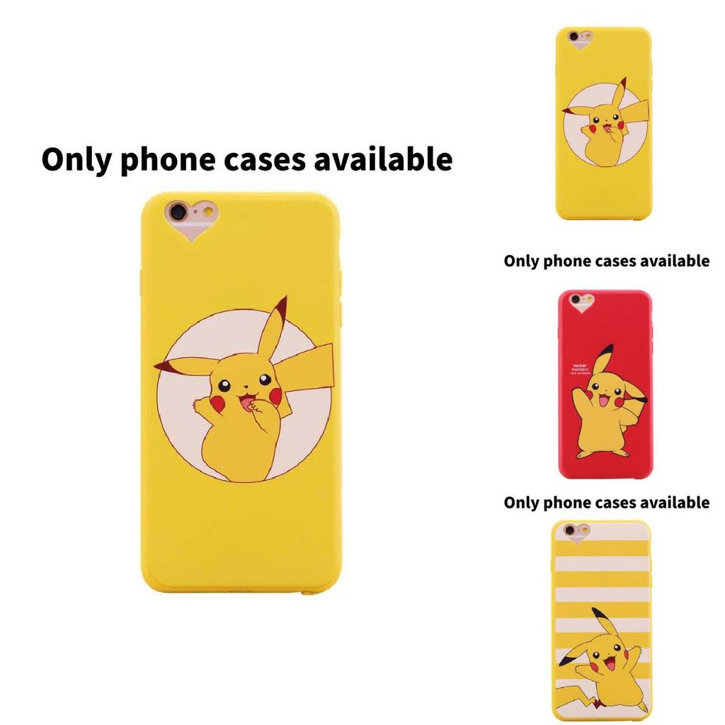 Silikonowe etui na telefon Pokmon Pikachu do iPhone'a z pełnym kryciem i miękkim matowym wykończeniem dla dzieci