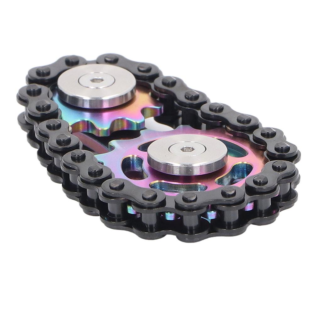 Sprocket Chain Gear Toy Decompression Pocket Size Multi Functional Sensory Linkage Bike Chain Gear