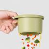 Sink Food Catcher Kitchen Sink Drain Basket Hanging Vegetable Washing Basin Food Residues Filter Storage Rack Cleaning Tool