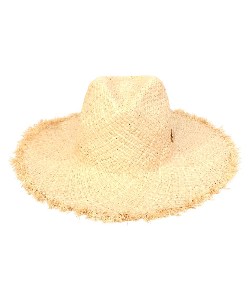 Yunibeosyeolkemiseuteuli Soft Natural Raffia Fedora Panama Hat