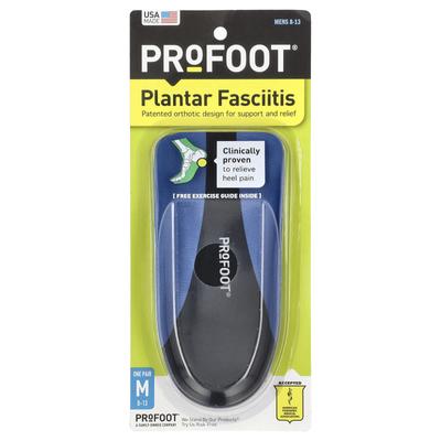 Plantar Fasciitis, Men's Sizes 8-13, 1 Pair