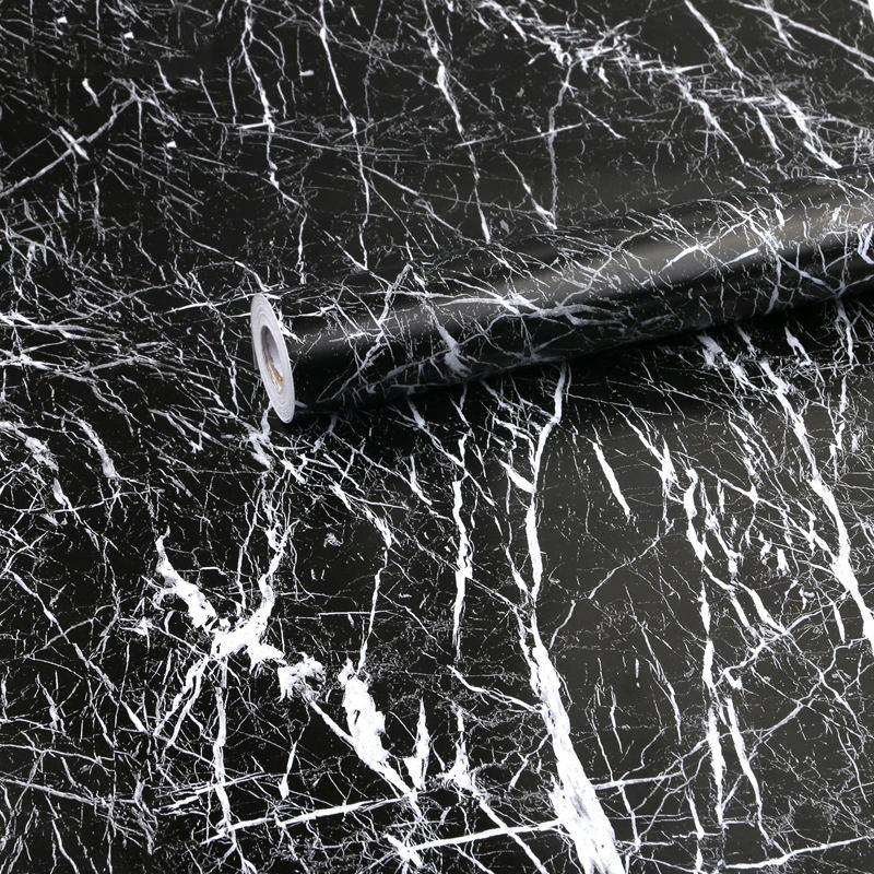 

10M Self-adhesive Decorative Marble Wallpaper Hotel Kitchen Bathroom Wall Stickers Waterproof PVC Vinyl Film Sticky Paper Decal 10mx45cm