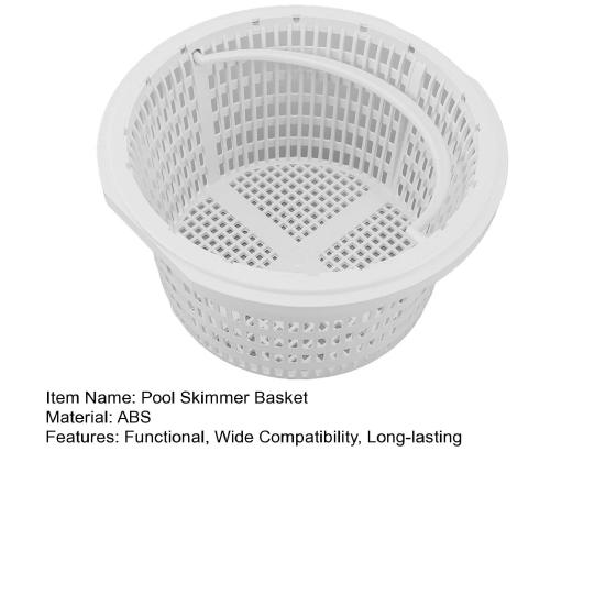 Pool Skimmer Basket 19cm Diameter Filter Basket with Handle SP1091LX Replacement Skimmer Basket for Pool Cleaning Maintenance