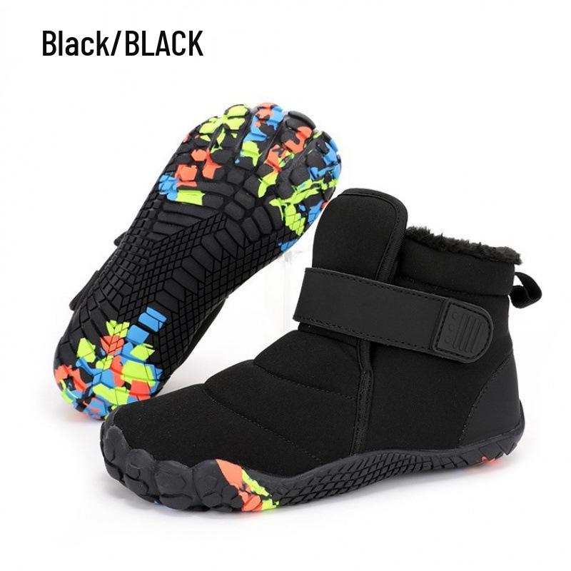 Winter-Schneestiefel für Kinder: Warme Baumwollschuhe mit Samtfutter für Jungen & Mädchen