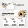 Heavy Duty Brass Tire Valve Clip Air Chuck Quick Connect Inflation Nozzle For Car Truck Tire Inflator Tool