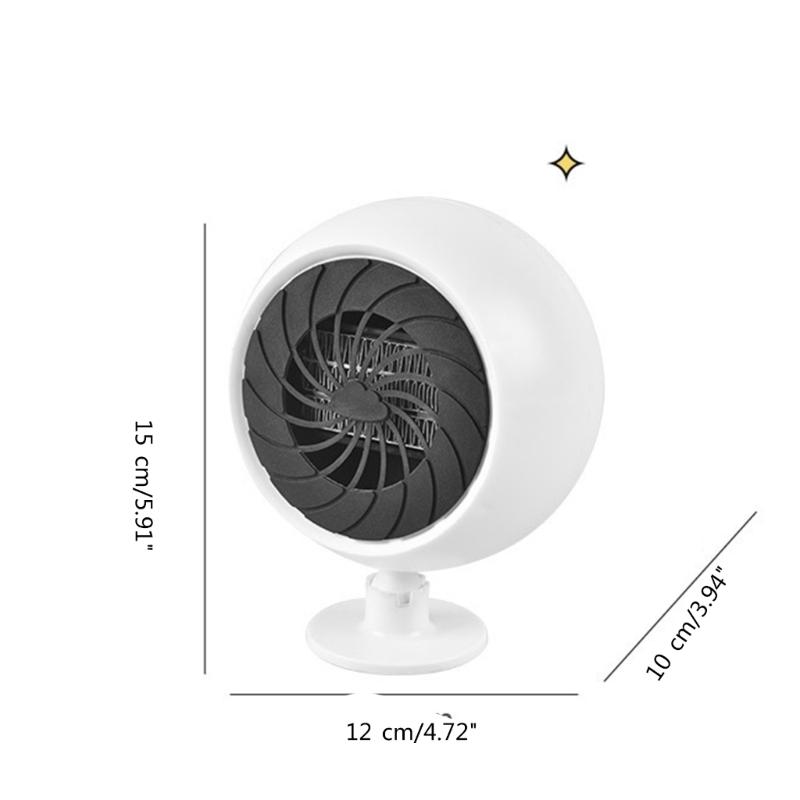 Desempañador de parabrisas con calefacción rápida, ventilador calefactor portátil, desempañador de parabrisas, secador calefactor autoadhesivo, ventilador calefactor de 12 V