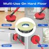 Universal Floor Scrub Brush and Microfiber Mop Head for Hurricane, Mopnad, Casabella and Other 360 Spin Mop (NO Bucket)