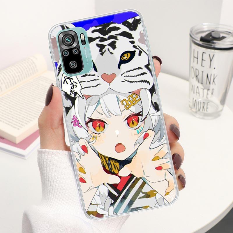 

Милая Аниме Девушка INS Чехол для Телефона Для Xiaomi Redmi Note 13 14 12S 12 11S 11T 11E Pro Plus 11 10 10S 4G 5G 14Pro Мягкий Силикон Redmi Note 14 5G