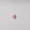 Pink Tourmaline Gemstone 925 Sterling Silver Wedding Jewelry Designer Ring For Her CZR-16-3