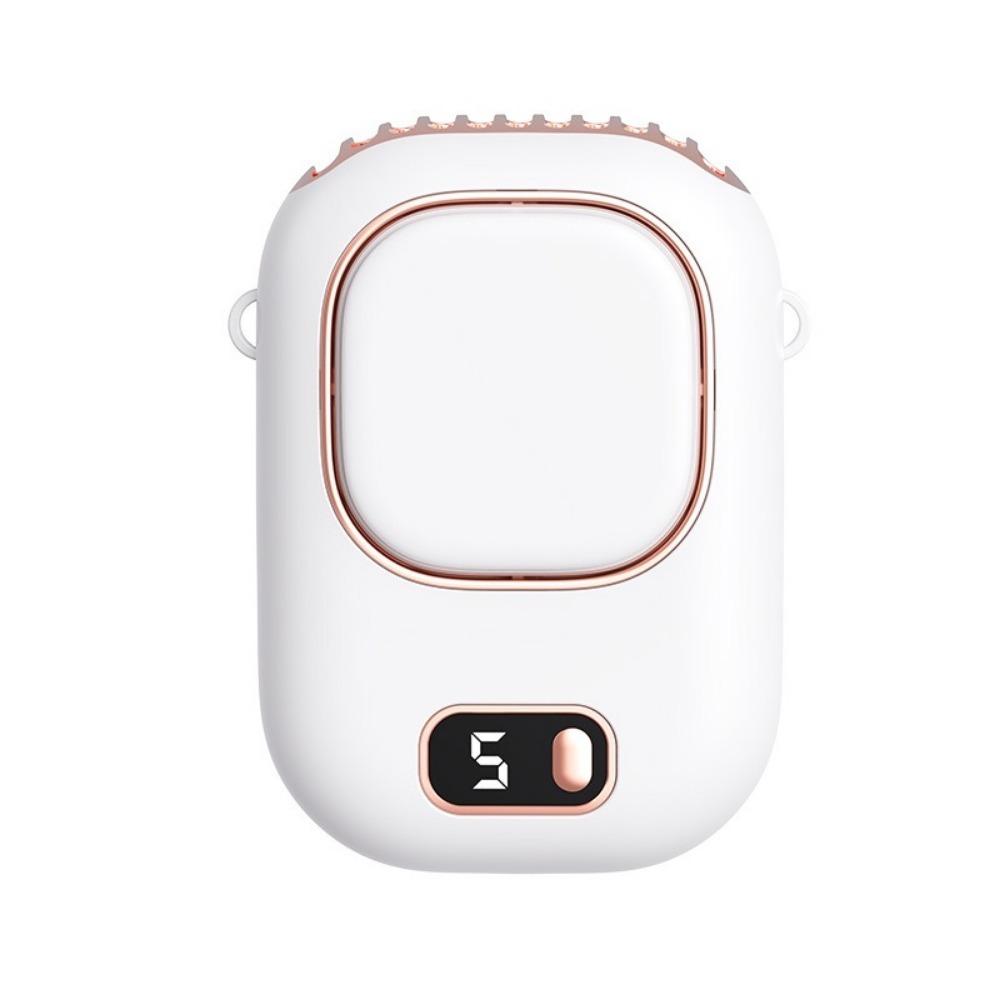 

Turbo Ultra Quiet Waist Clip Fan USB Rechargeable Mini Electric Fan Hanging Neck Fan Student Use