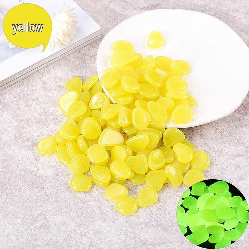 Искусственная смола светящиеся камни для украшения аквариума 10 pieces/bag