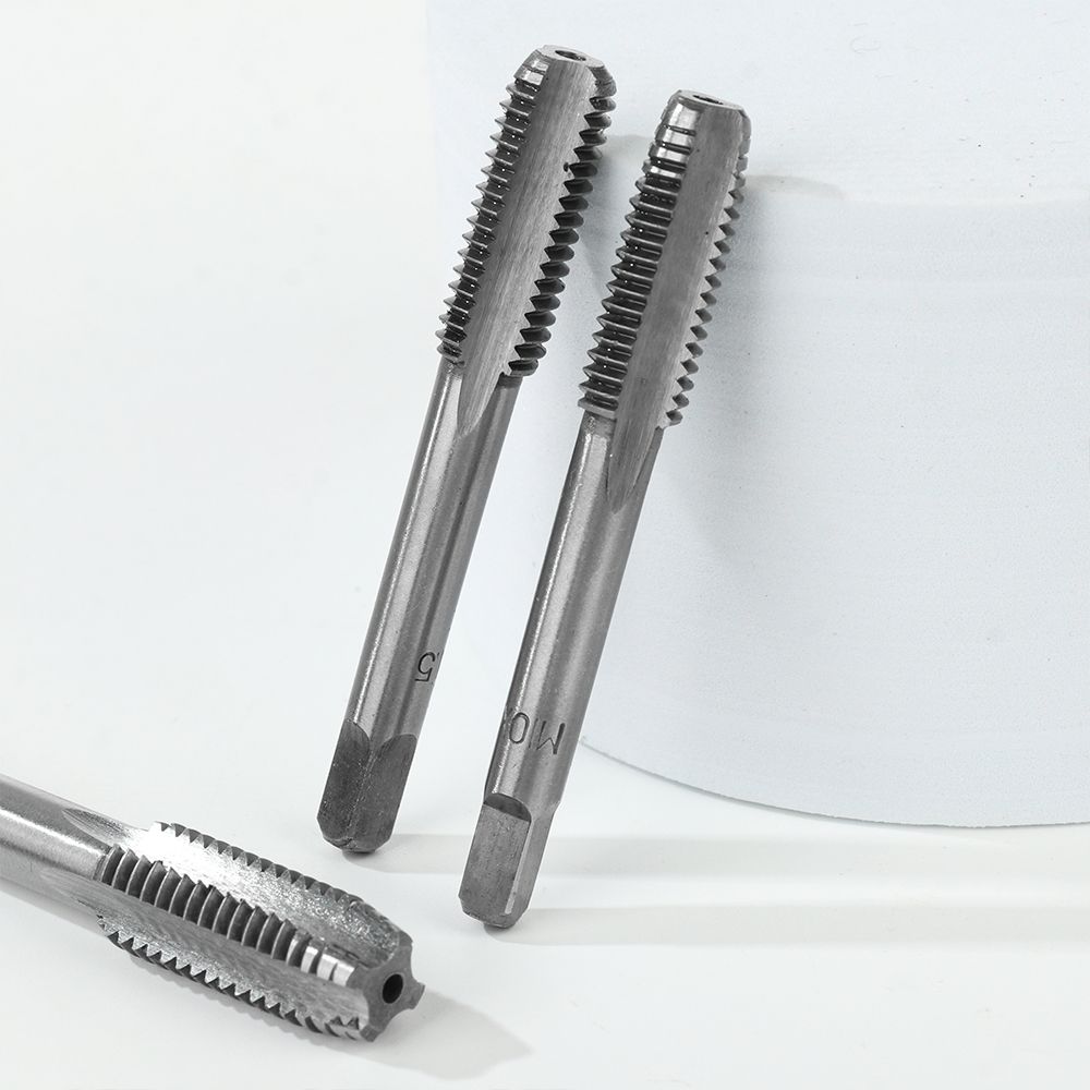 2PCS/Set M3~M14 HSS Screw Fluted Plug Hand Straight Flute Taps Threading Kit Thread Tap Set Metric Drill Bit
