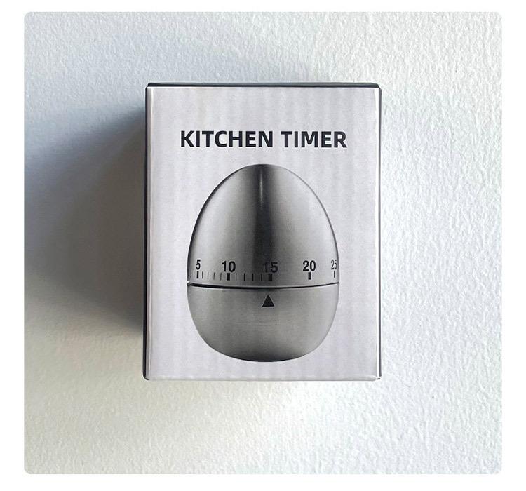 Creative Kitchen Mechanical Timer Egg Timer 60 Minutes Student Timing Baking Cooking Reminder