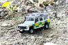 TrueScale Miniatures MINI GT Scale Land Rover Defender 110 British Red Cross Search and Rescue North America Exclusive Finished Model 1/64 (Right-Hand