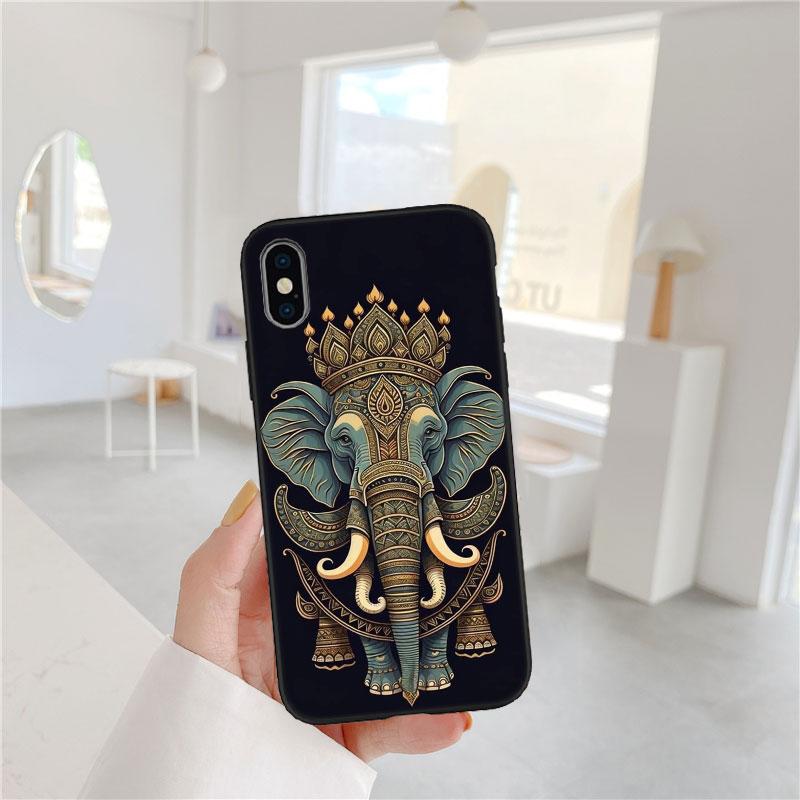 QT3 Animal Elephant Phone Case for Samsung Galaxy A05 A05S A12 A13 A15 A33 A53 A73 M15E M55 S10 S10E S20 Ultra Lite Plus Fe