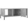  Coffee Table, Concrete Grey, 102x50x40 Cm