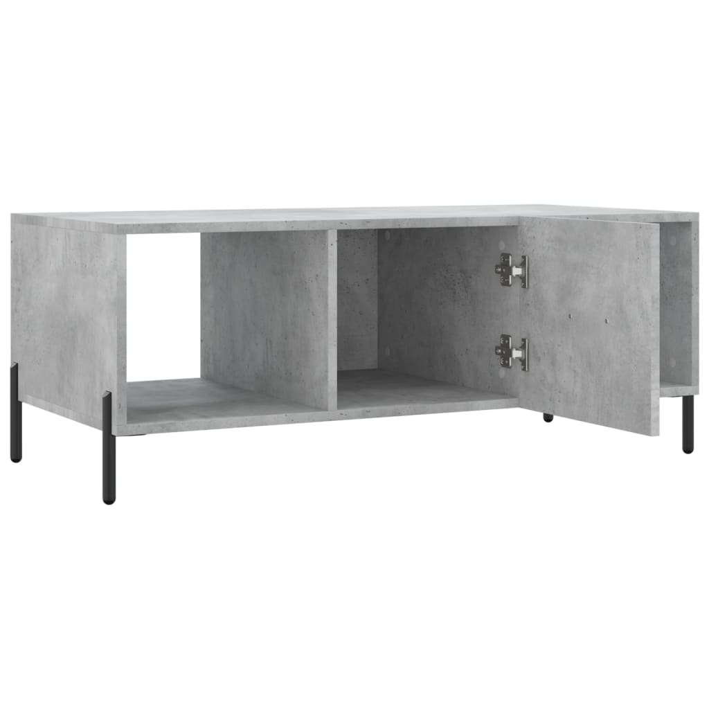  Coffee Table, Concrete Grey, 102x50x40 Cm