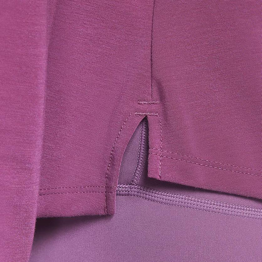 New Nike T Shirts Women's Purple DD0621-653