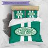 Celtic Football Club Crest Printed Pattern Duvet Cover Set – Includes 1 Duvet Cover and 2 Matching Pillowcases Bedroom Decor Christmas Gifts