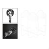 3pcs / Pack Transparent Crank Cover Protective for