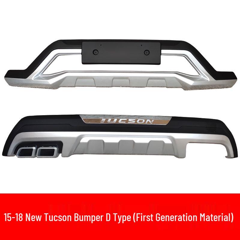 

Підходить для Hyundai Tucson 2015-2018: Захисні накладки на передній/задній бампер, декоративні бампери, модель 2018 року. Front Guard