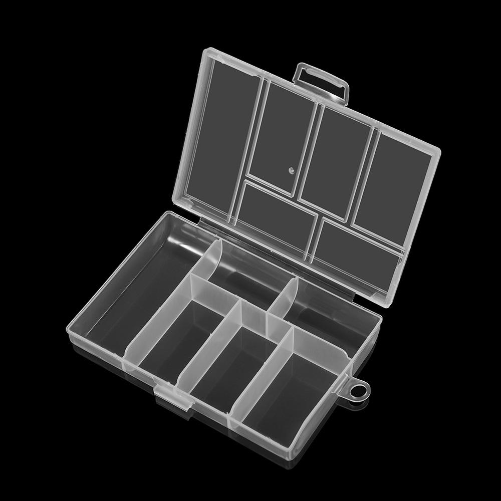 Multiple Styles Storage Container Jewelry Box Clear Plastic Organizer Box Earrings Rings Beads Storage Organizer Display Case
