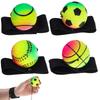 Rainbows Stretchy Hand Exercise Ball Multicolored Elastic Ball Portables Gym Ball for Gym Workouts and Stress Management