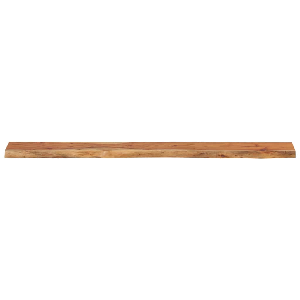 Wall Shelf 160 x 20 x 2.5 cm Rectangular Solid Acacia Wood with Natural Edge