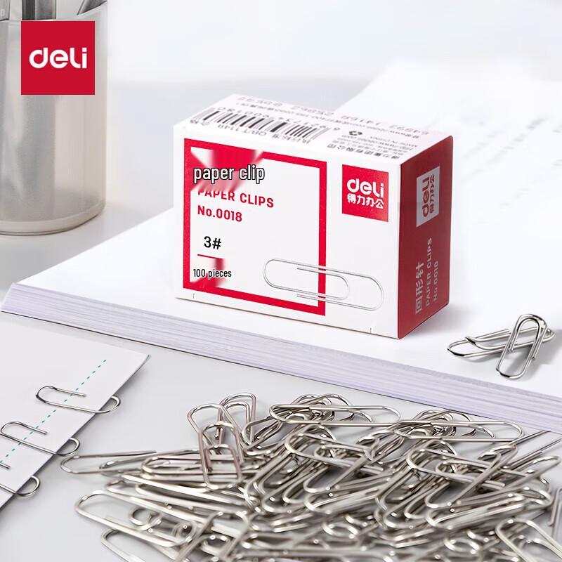 Deli Metal Paper Clips