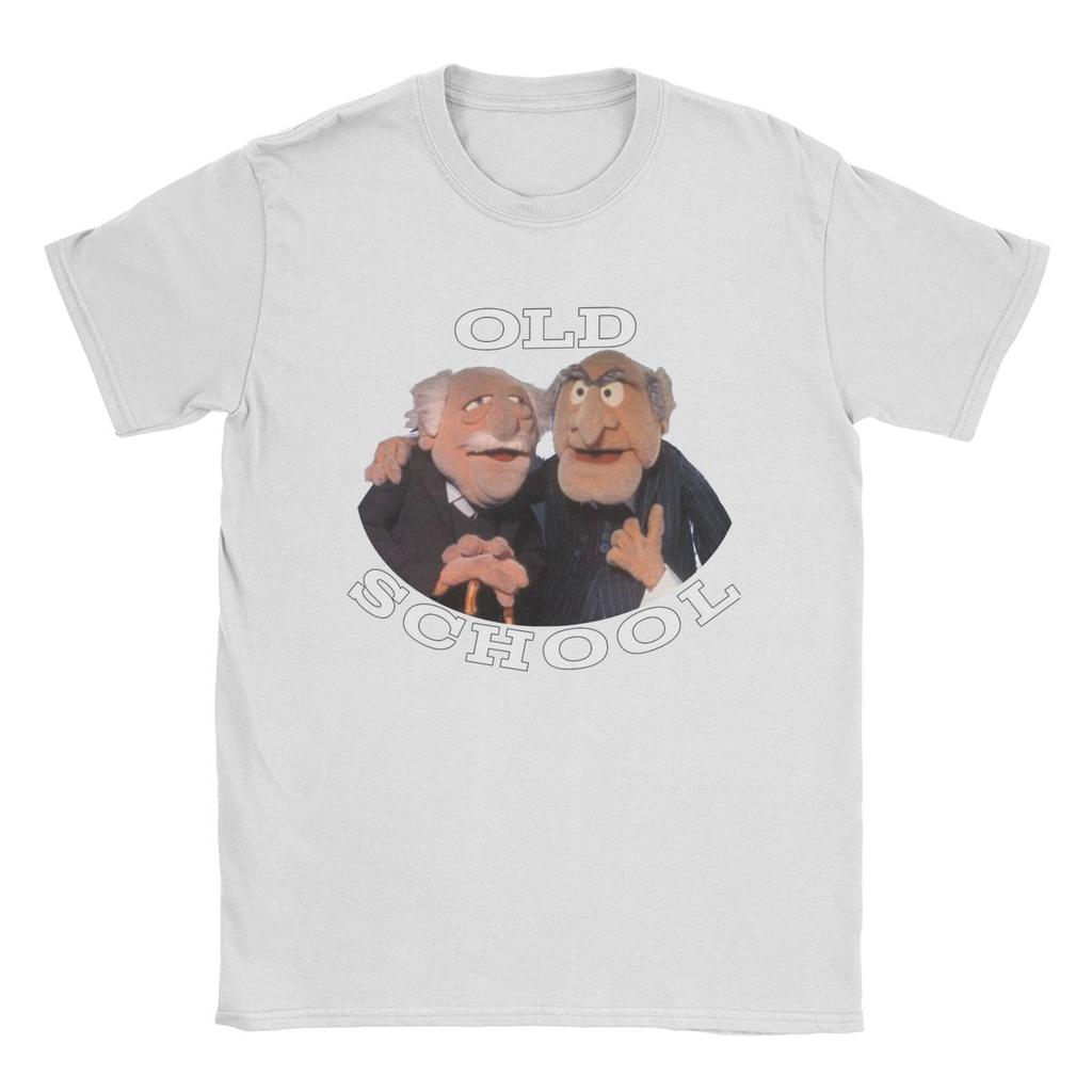 Men Statler And Waldorf T Shirt 100% Cotton Clothing Vintage Short Sleeve Round Neck Tee Shirt Printed T-Shirt