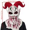 Satanic Latex Mask For Halloween Cosplay With Horns For Costume Parties