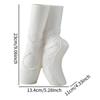 Ballet Shoe Shaped Flower Vase,Art Ceramic Vase Decorative Vase Indoor Ornament Hydroponic Vase Propagation Vase for Entryway