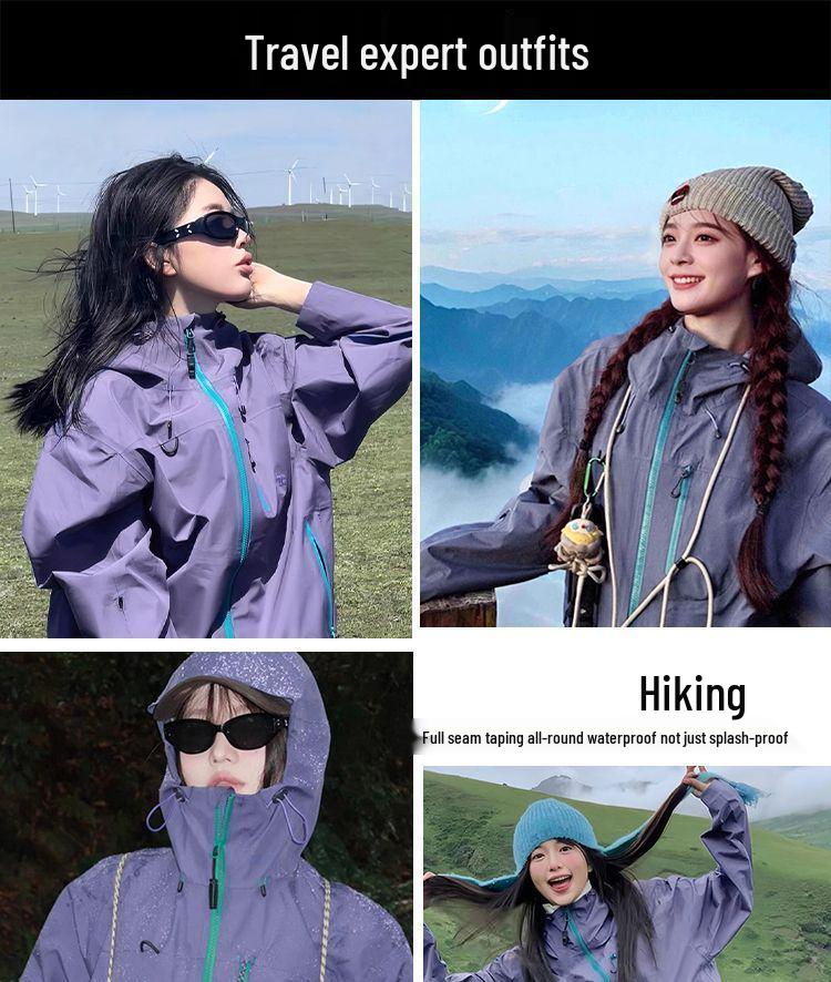 Top-Selling Women's Windproof Waterproof Hiking Jacket – Stylish Spring/Autumn Mountaineering Gear 2025