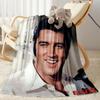 Elvis Presley's Iconic Pose Blanket Soft & Cozy Perfect for Office Chair Seaside Office for All Occasions Digital Print
