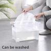 Garment Covers Dustproof Moth Proof Coat Bag With Zip Peva Translucent Dress Cover Waterproof 60 * 140cm White