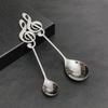ZISIZ Creative Music Note Coffee Stirring Spoon