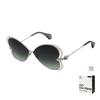 Exquisite Fashion Design Alloy Butterfly Sunglasses Women Sunglasses Silver VW5097-1-800