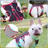 Maio Benri Dog Hundegeschirr für und Kleine Weiche Hunde Einfacher Spaziergang Doppelter Ausbruch für Französische Bulldoggen und Verhindert und Perfekt für Spaziergänge Geschirr, Rutschfest